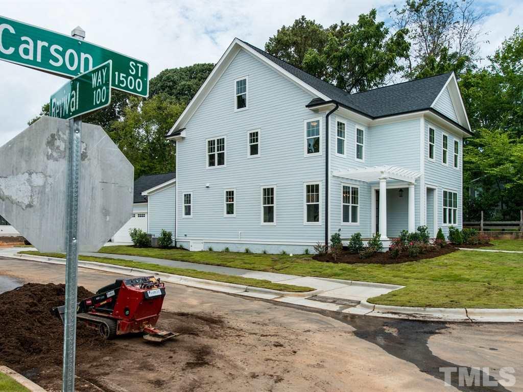 102 Revival Way Raleigh, NC 27608 - Photo 24 of 25 a view of a house with backyard