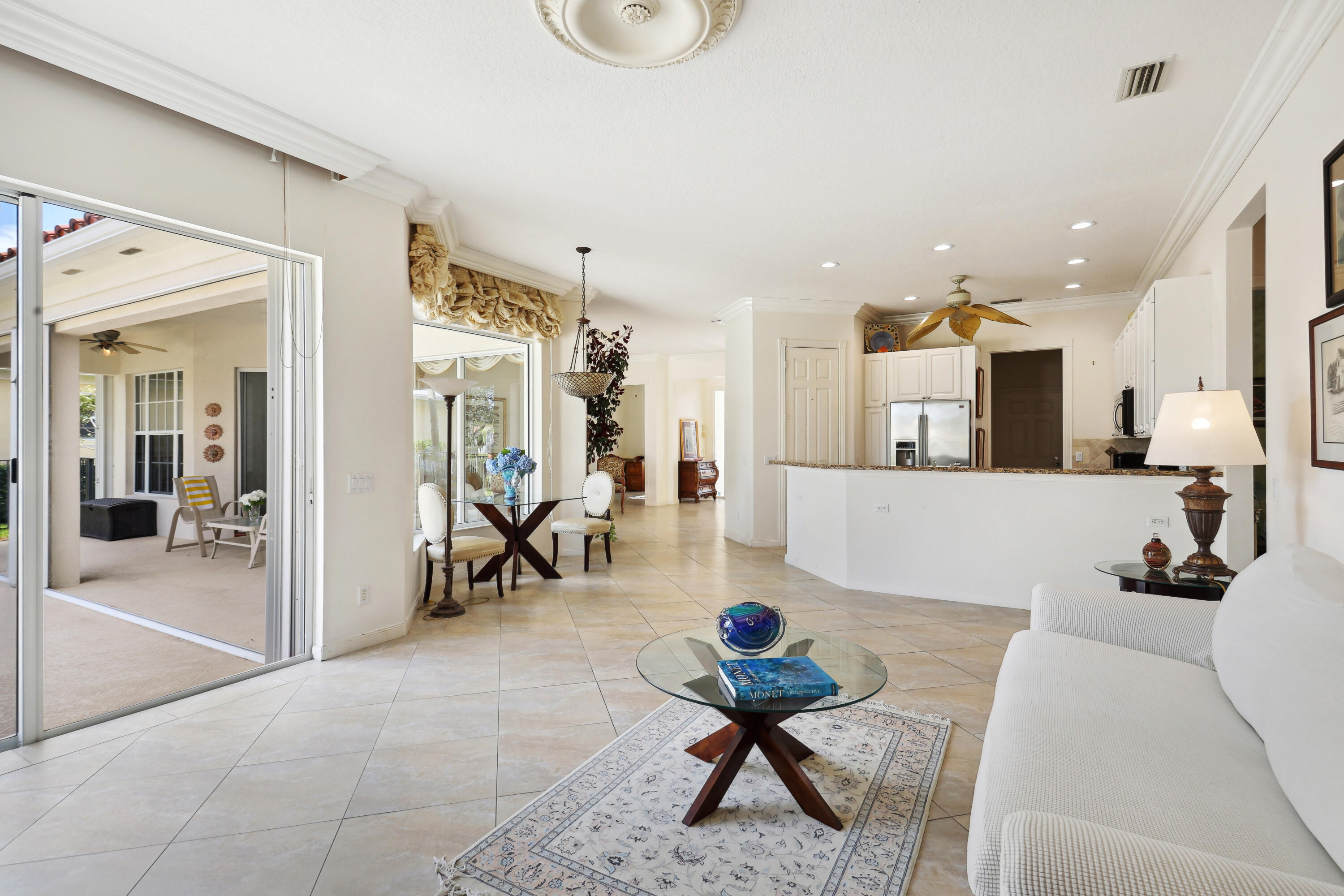 7647 Red River Road West Palm Beach, FL 33411 - Photo 15 of 95 VIEW OUT FROM LIVING