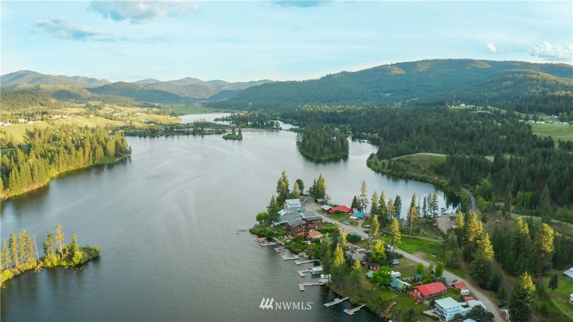 58 Petes Retreat Road Republic, WA 99166 - Photo 32 of 32 a view of a lake with a mountain in the background