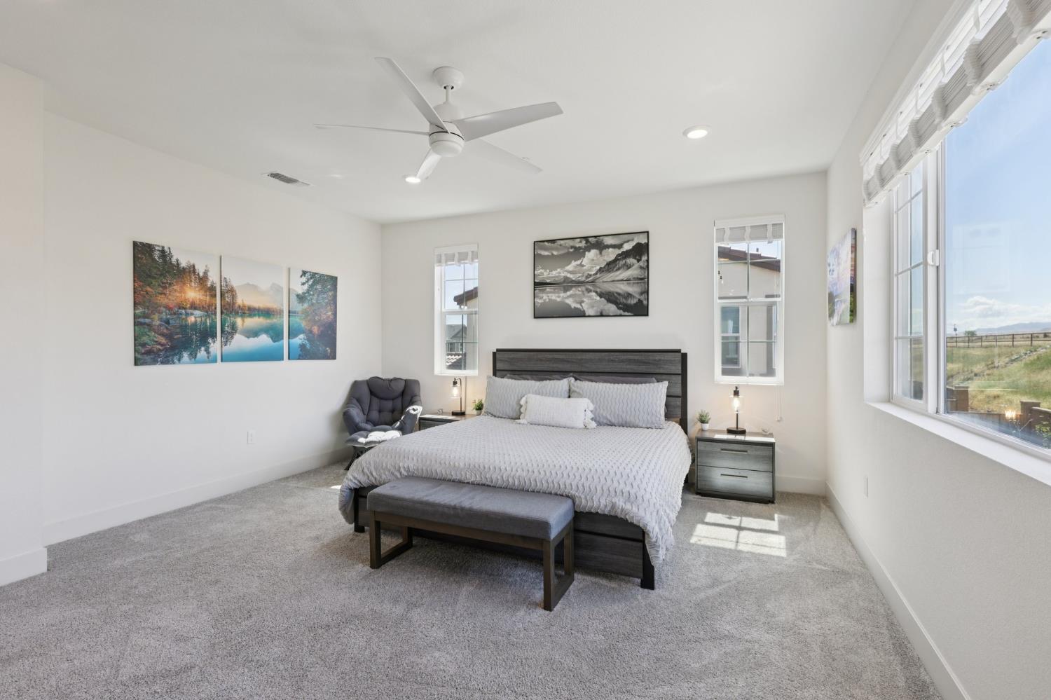 3946 Needham Street Tracy, CA 95377 - Photo 23 of 40 a bedroom with a bed and a painting on the wall