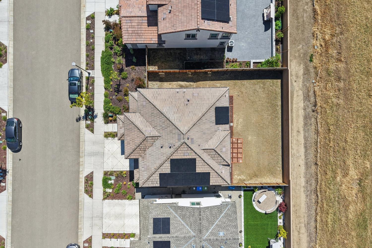 3946 Needham Street Tracy, CA 95377 - Photo 32 of 40 an aerial view of a house with a yard