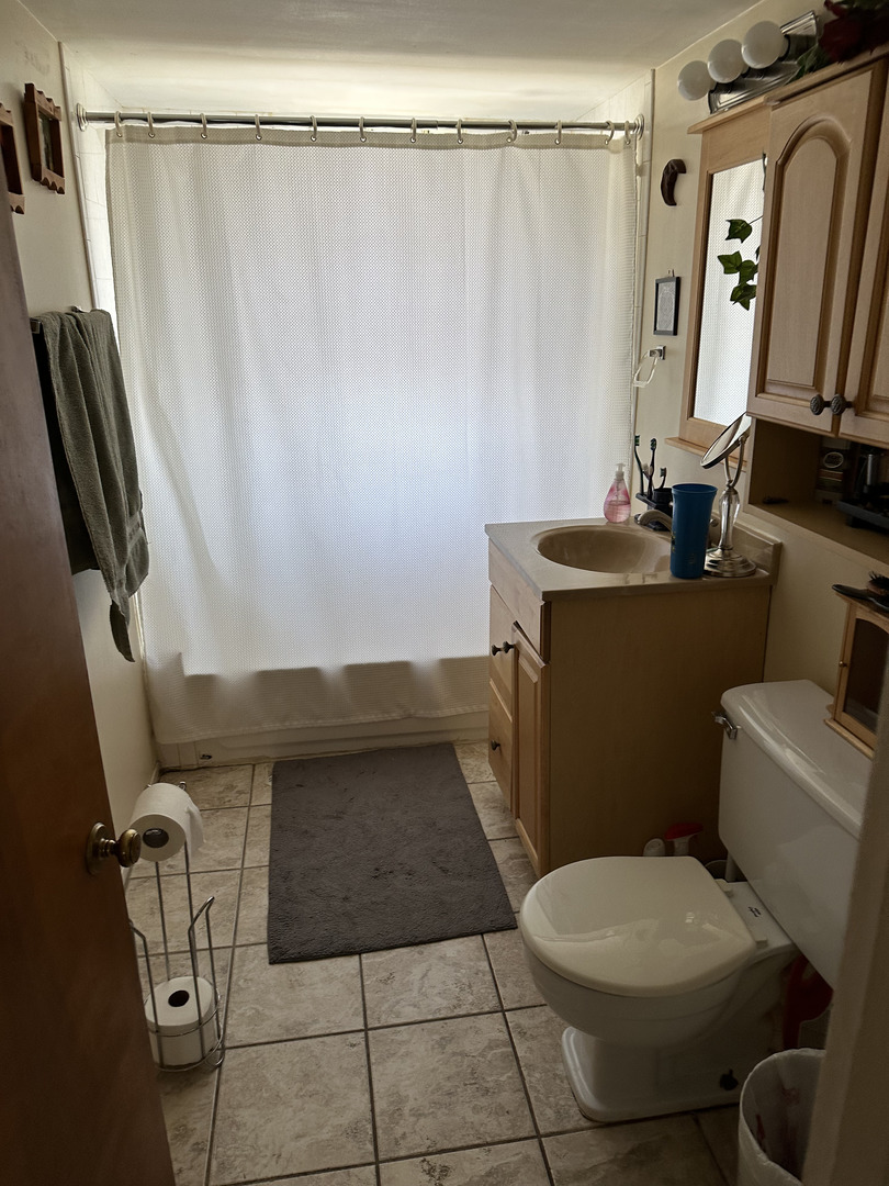 309 Ridgeland Avenue Elmhurst, IL 60126 - Photo 6 of 8 a bathroom with a toilet and a shower