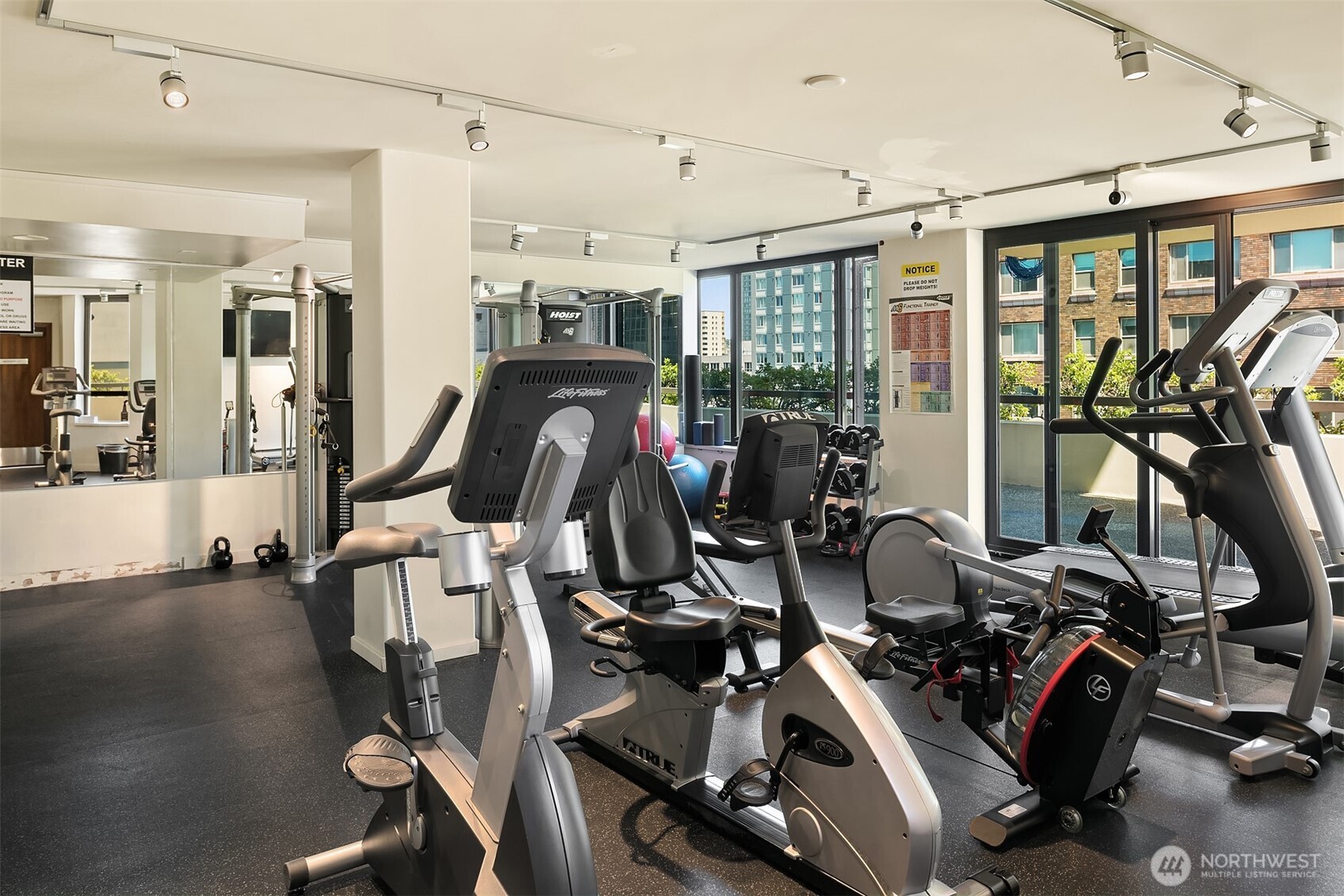 2201 3rd Avenue, Unit 2003 Seattle, WA 98121 - Photo 30 of 38 a view of a room with gym equipment