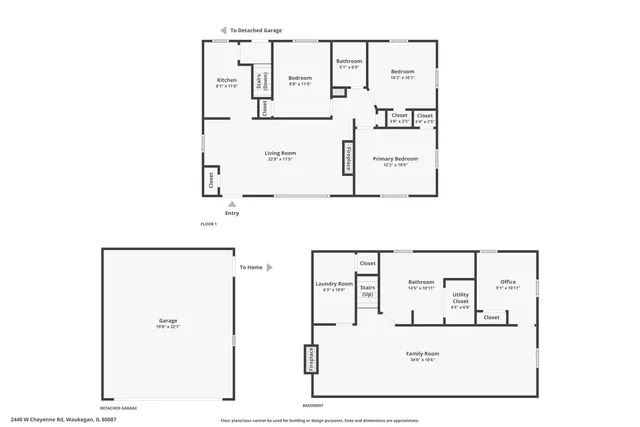$319,999 | 2440 West Cheyenne Road, Waukegan, IL 60087