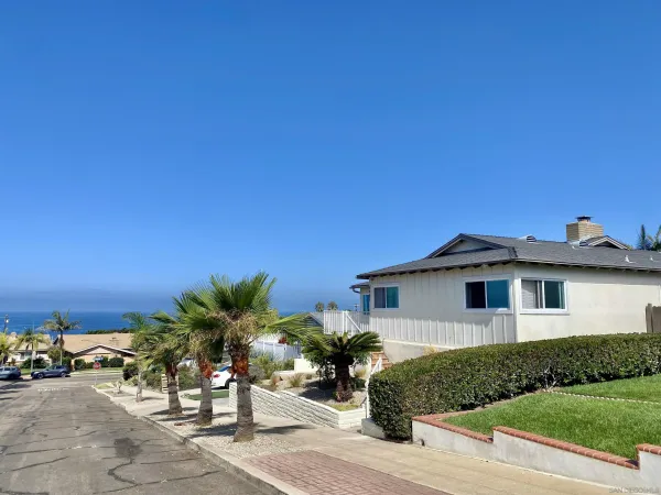 a view of a house with a outdoor space