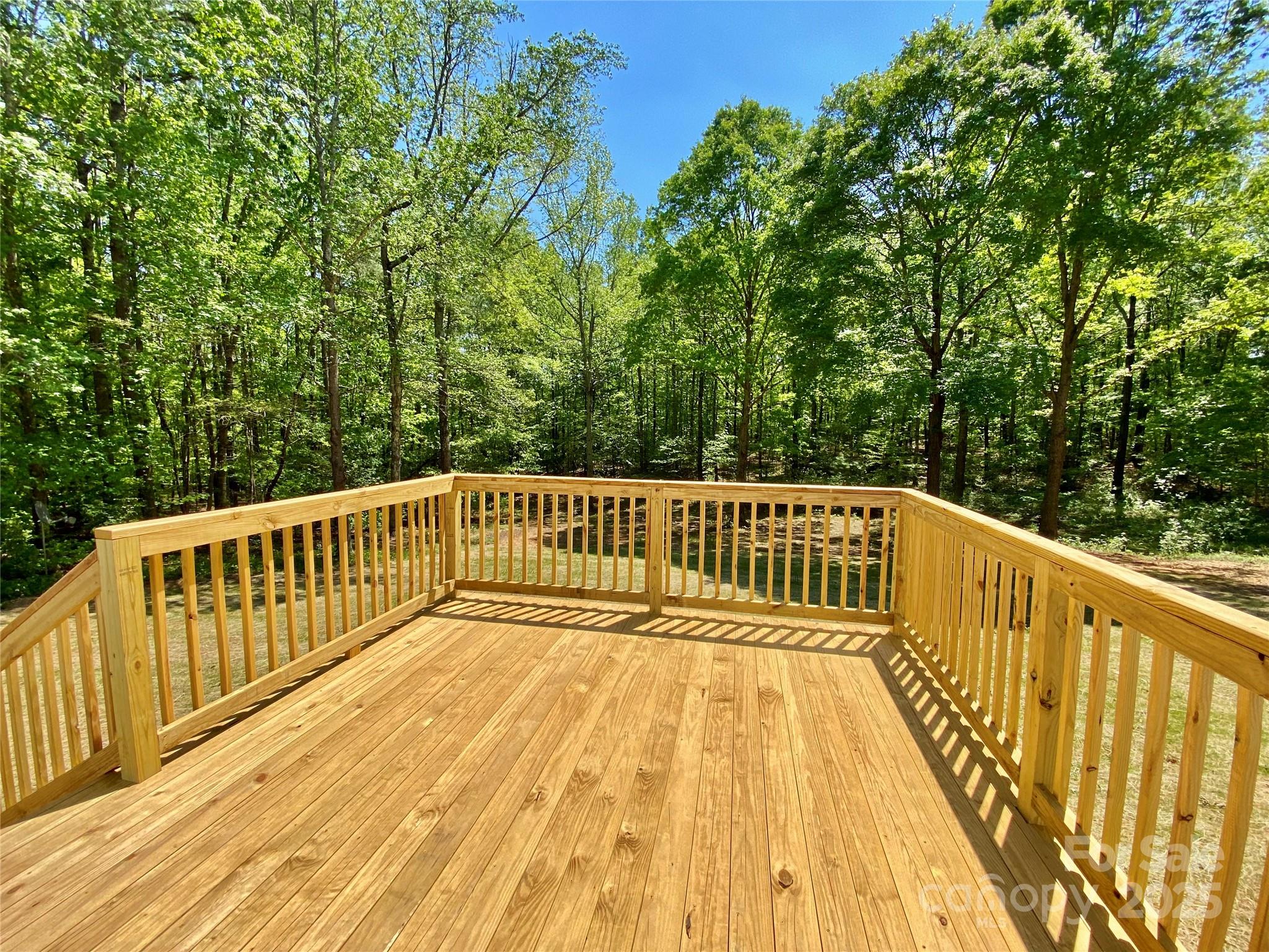 109 Bee Tree Lane Salisbury, NC 28144 - Photo 35 of 39 a view of balcony with wooden floor and fence