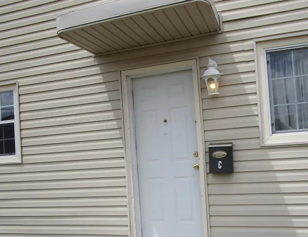 a view of front door