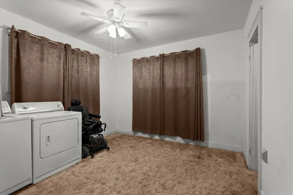 a view of utility room with washer and dryer