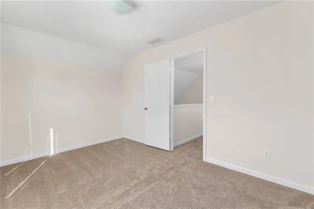 an empty room with an empty space