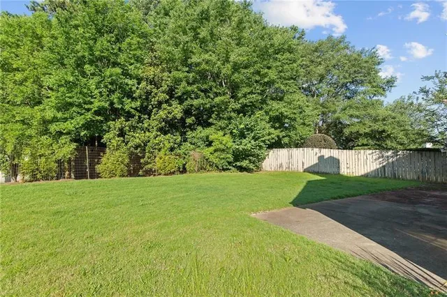 a view of a grassy field