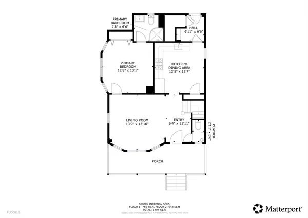 a picture of a floor plan