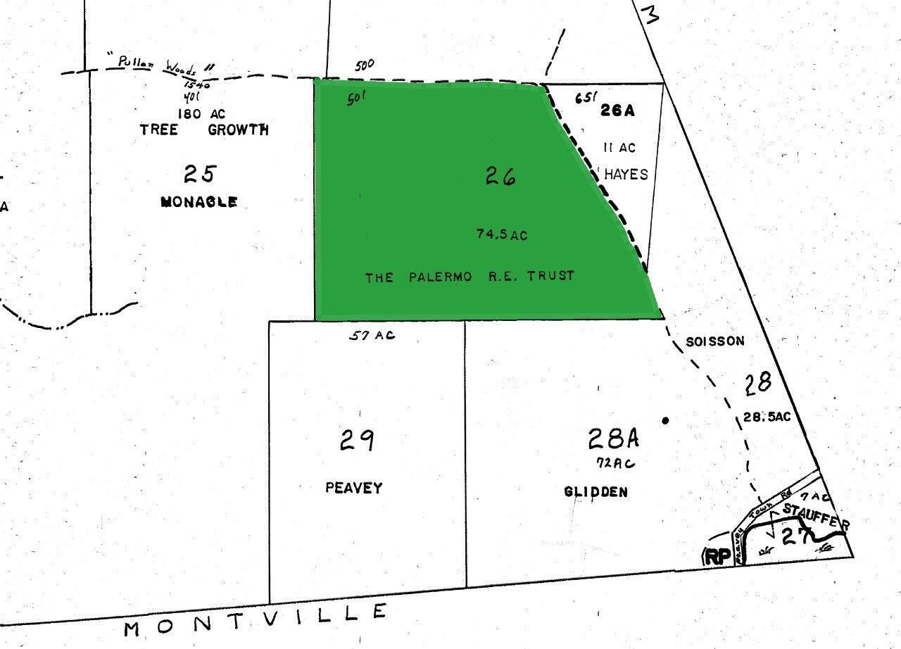 501 Pullen Woods Road Palermo, ME 04354 - Photo 23 of 62 Tax Map R-12 Rot cr cr co.or c pond cr c