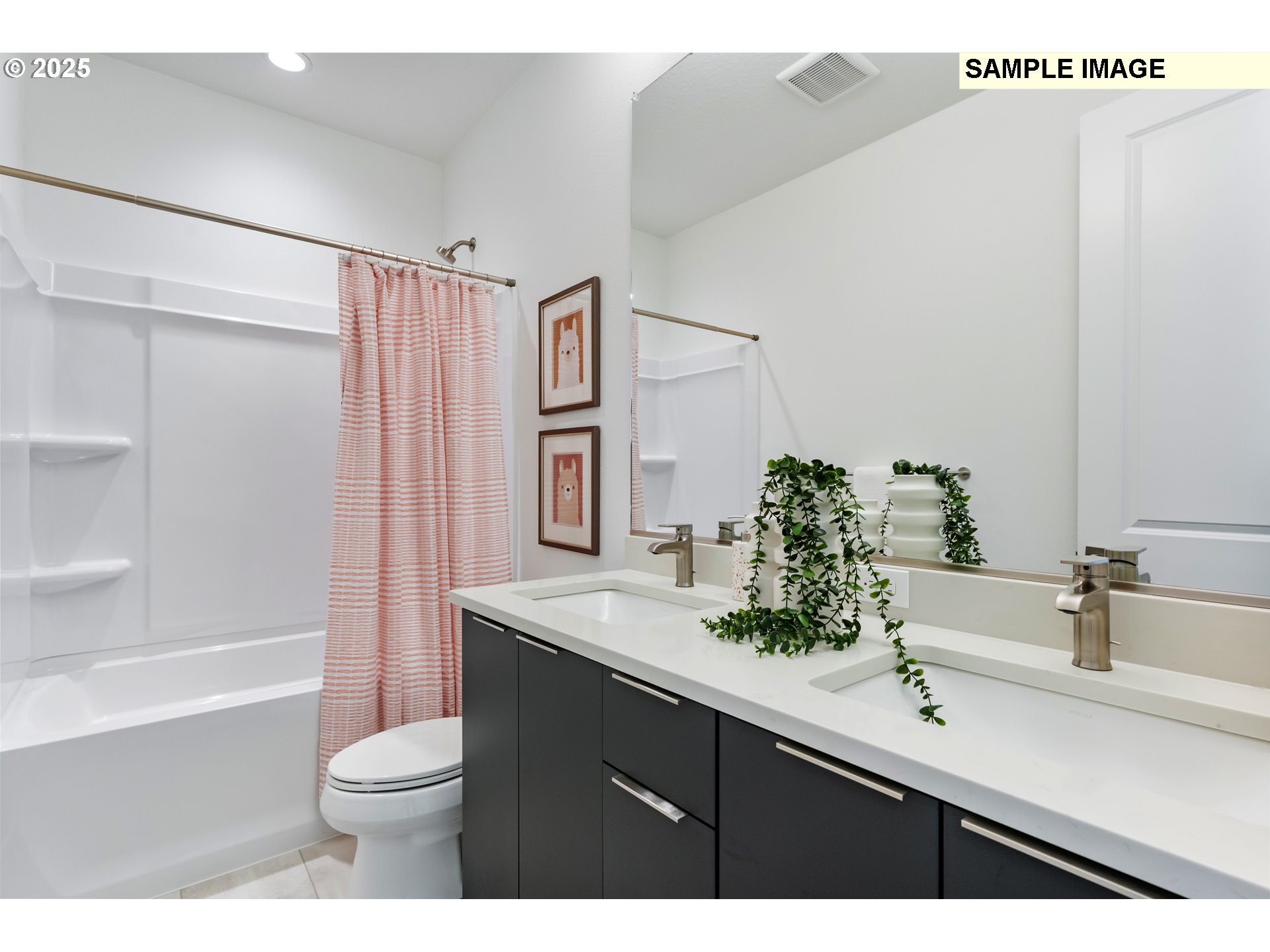 16060 Northwest Holman Way, Unit L79 Portland, OR 97229 - Photo 22 of 33 a bathroom with a sink a toilet and shower