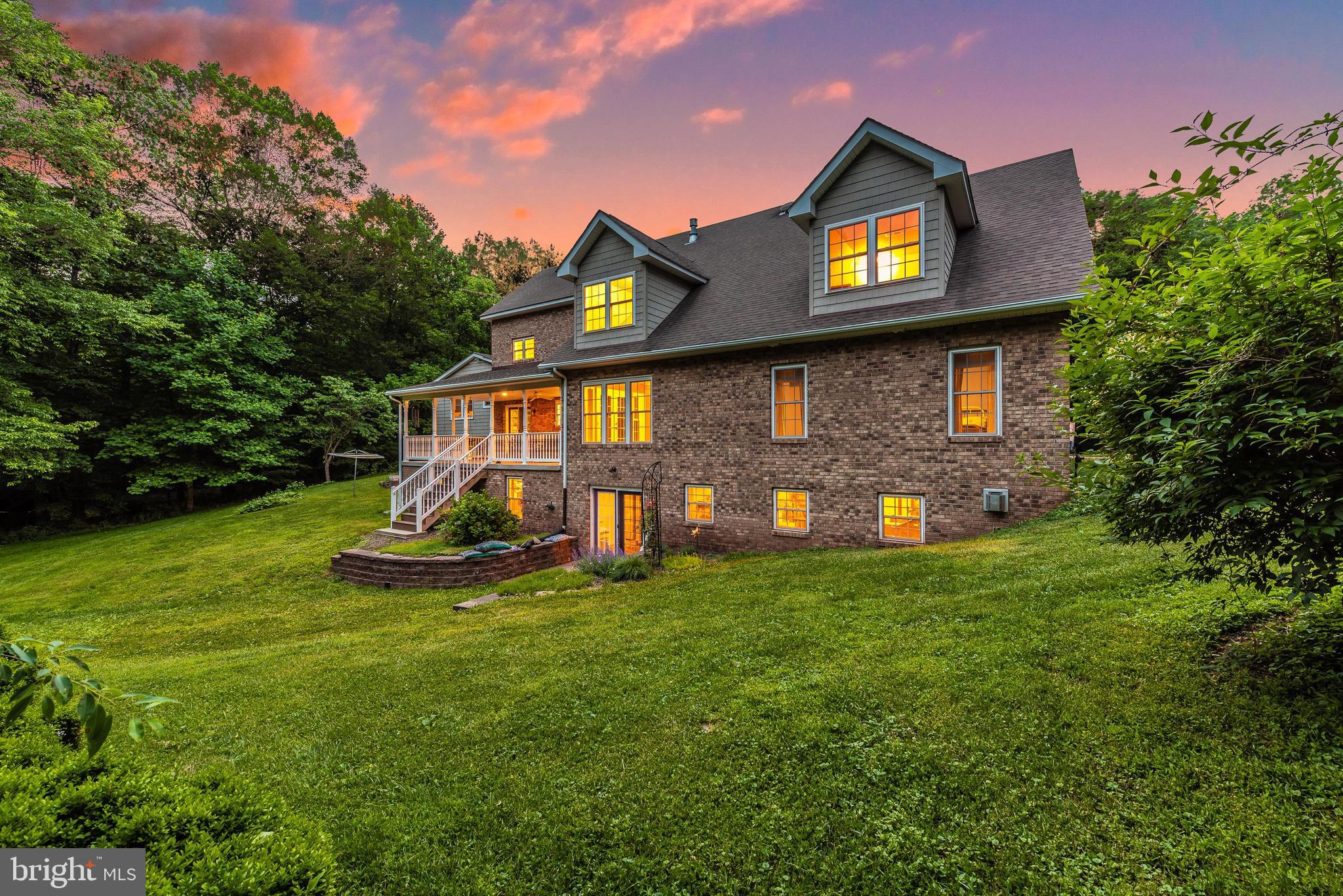 6913 Kellys Store Road Thurmont, MD 21788 - Photo 42 of 49 Rear Exterior Twilight Photo