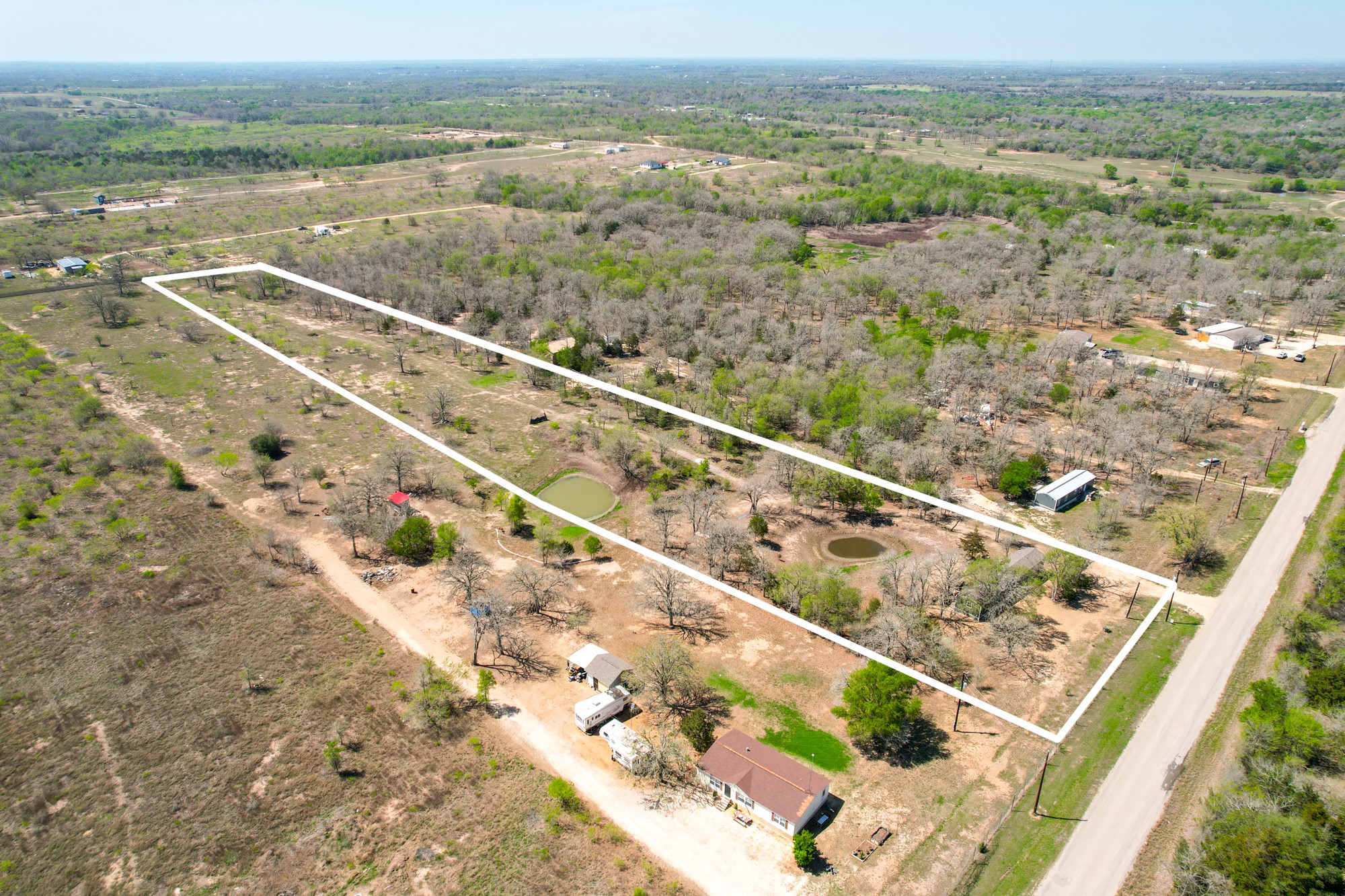 6739 Taylorsville Road Dale, TX 78616 - Photo 35 of 37 a view of a city from a terrace