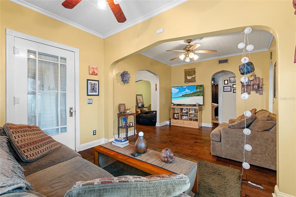 1321 28th Street North St. Petersburg, FL 33713 - Photo 11 of 31 a living room with furniture and wooden floor