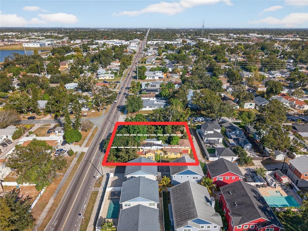 1321 28th Street North St. Petersburg, FL 33713 - Photo 27 of 31 an aerial view of residential houses with outdoor space