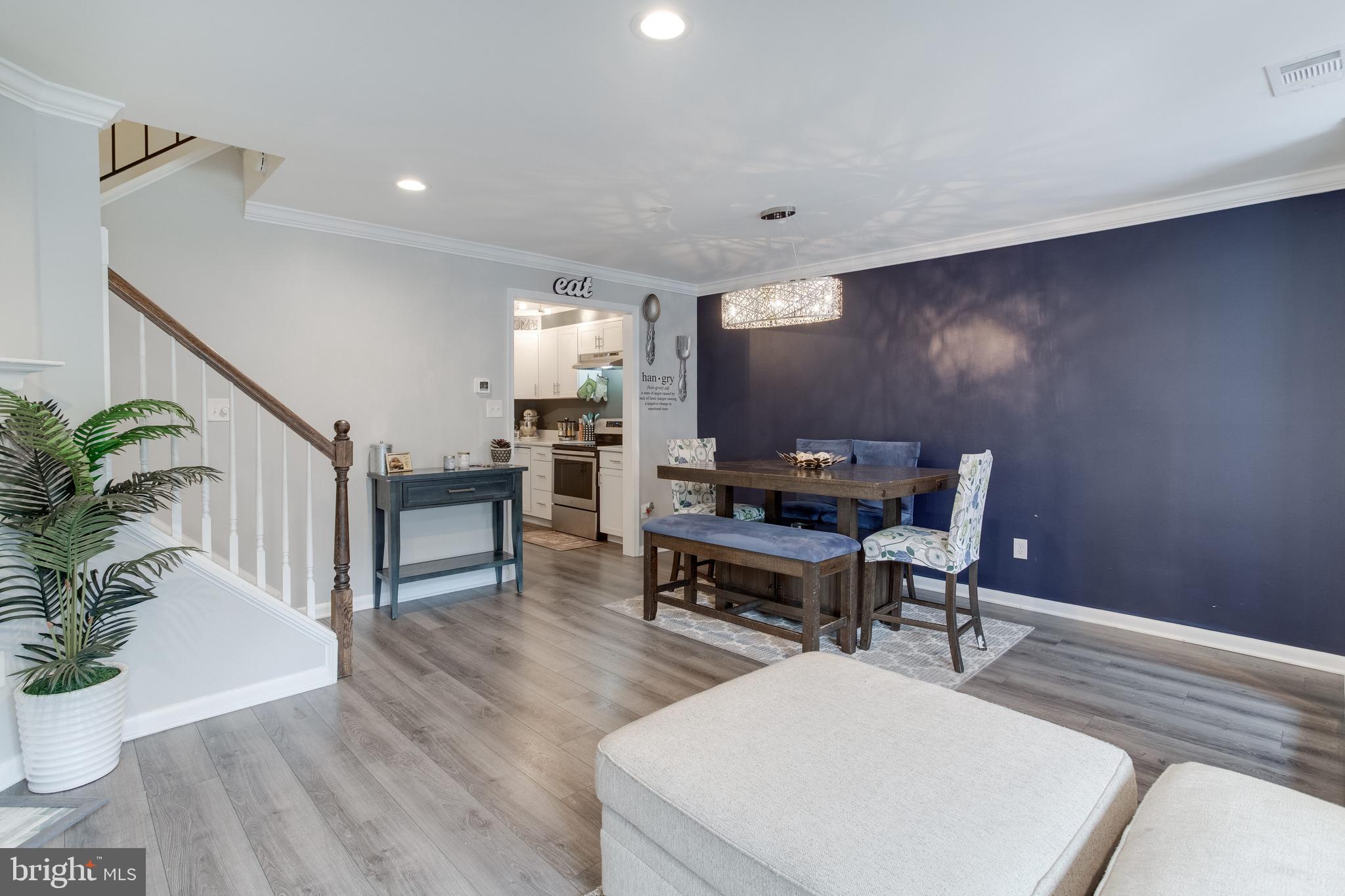 11457 Appledowre Way, Unit 2 Germantown, MD 20876 - Photo 14 of 35 Dining Area w/updated fixture and flooring