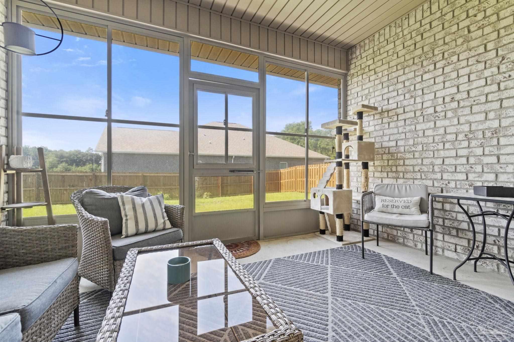 4491 Jude Way Pace, FL 32571 - Photo 33 of 36 spacious porch overlooking fully fenced yard
