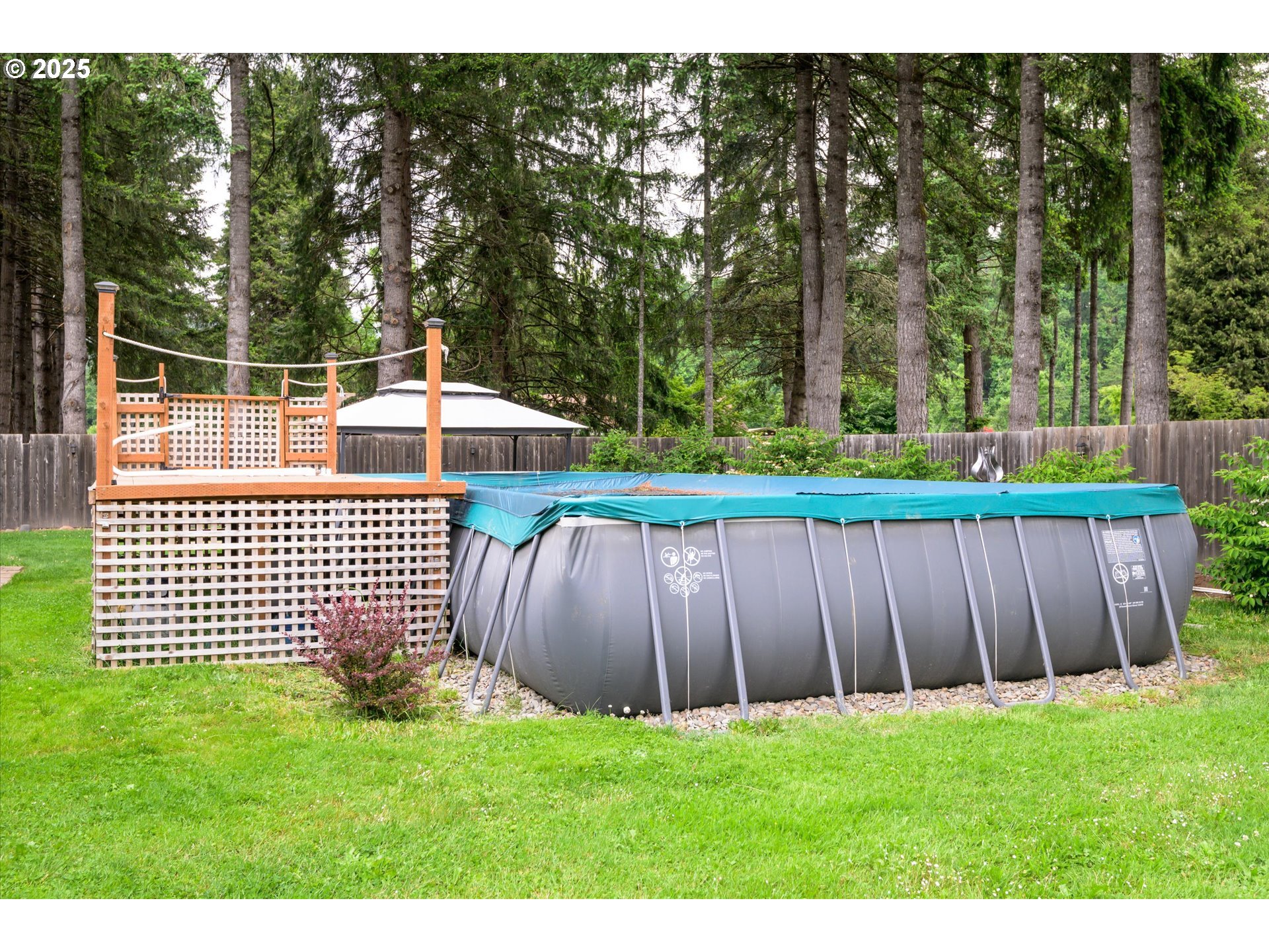 37807 Camp Creek Road Springfield, OR 97478 - Photo 34 of 40 a view of a deck with a trees