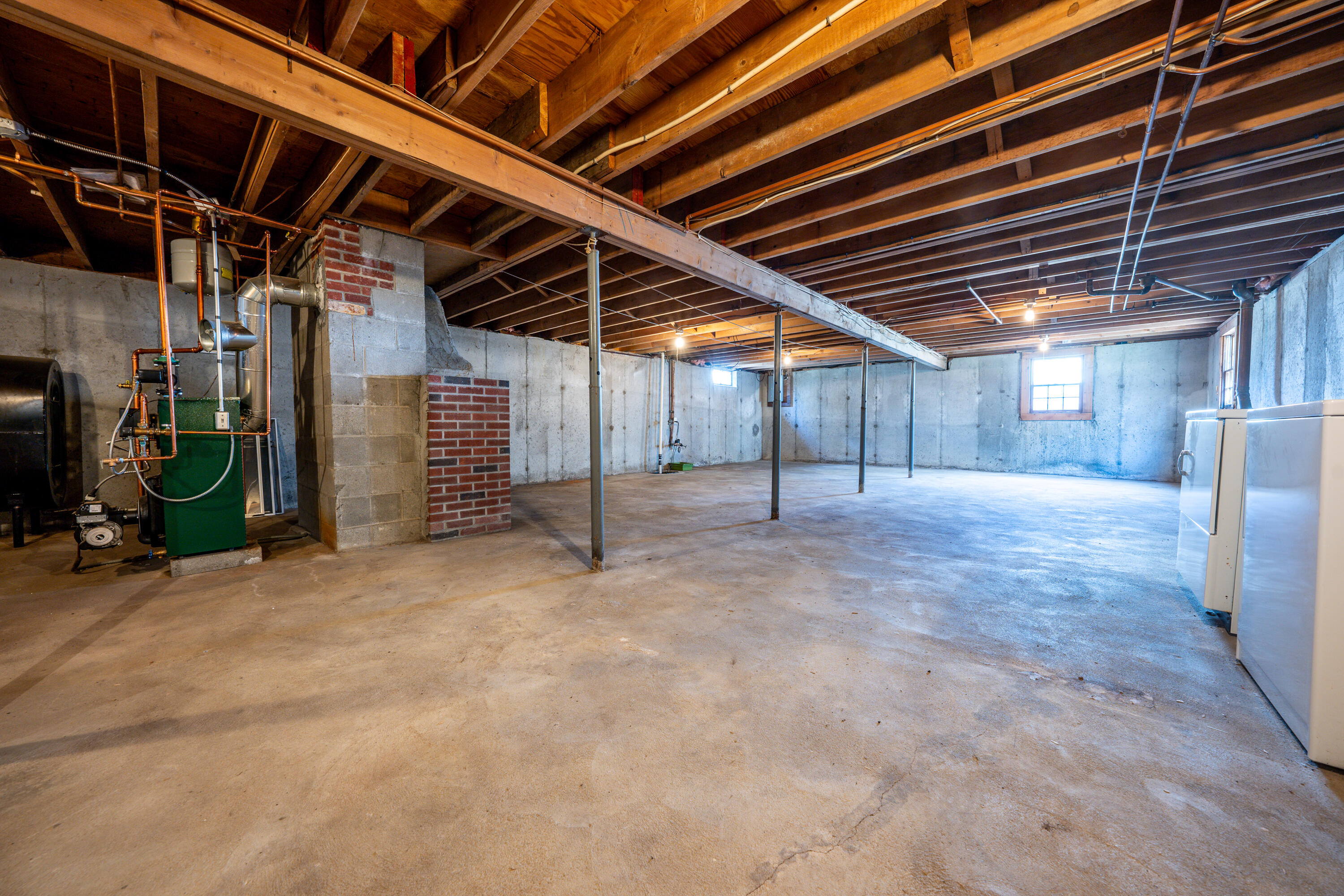 54 Hinckley Circle Osterville, MA 02655 - Photo 18 of 30 a view of empty room with wooden ceiling