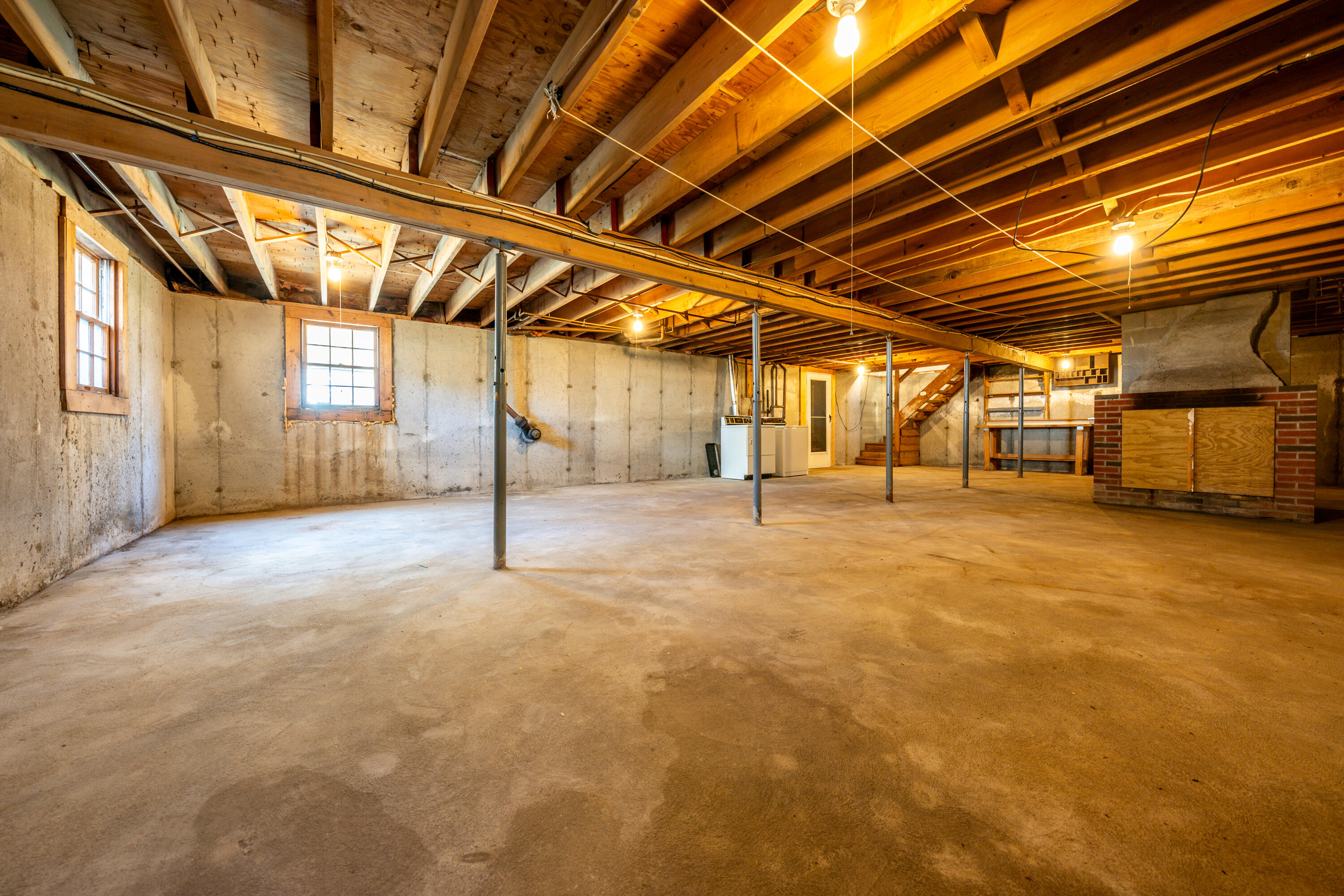 54 Hinckley Circle Osterville, MA 02655 - Photo 20 of 30 a view of empty room with wooden ceiling