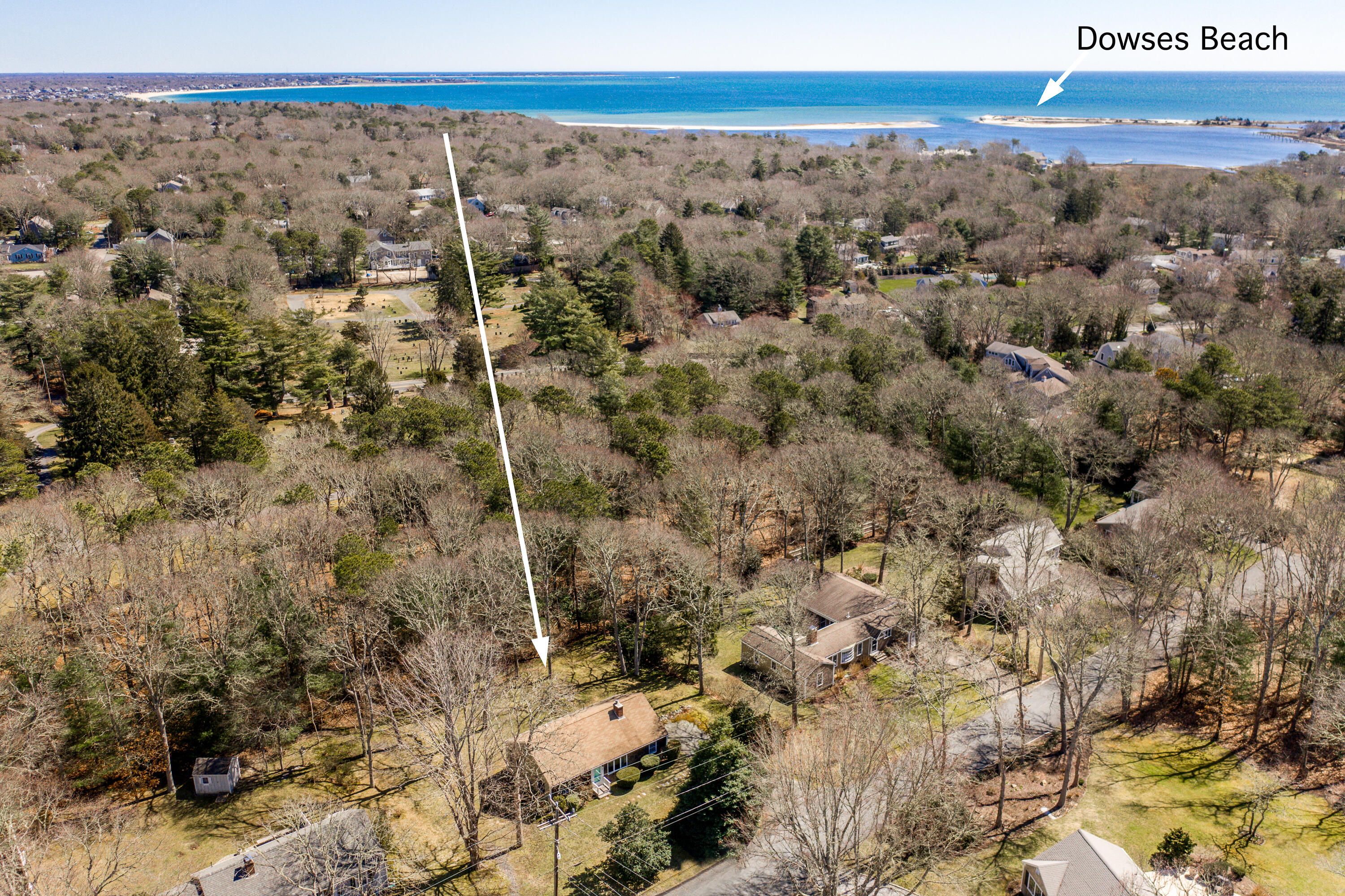54 Hinckley Circle Osterville, MA 02655 - Photo 21 of 30 a view of a city with an outdoor space