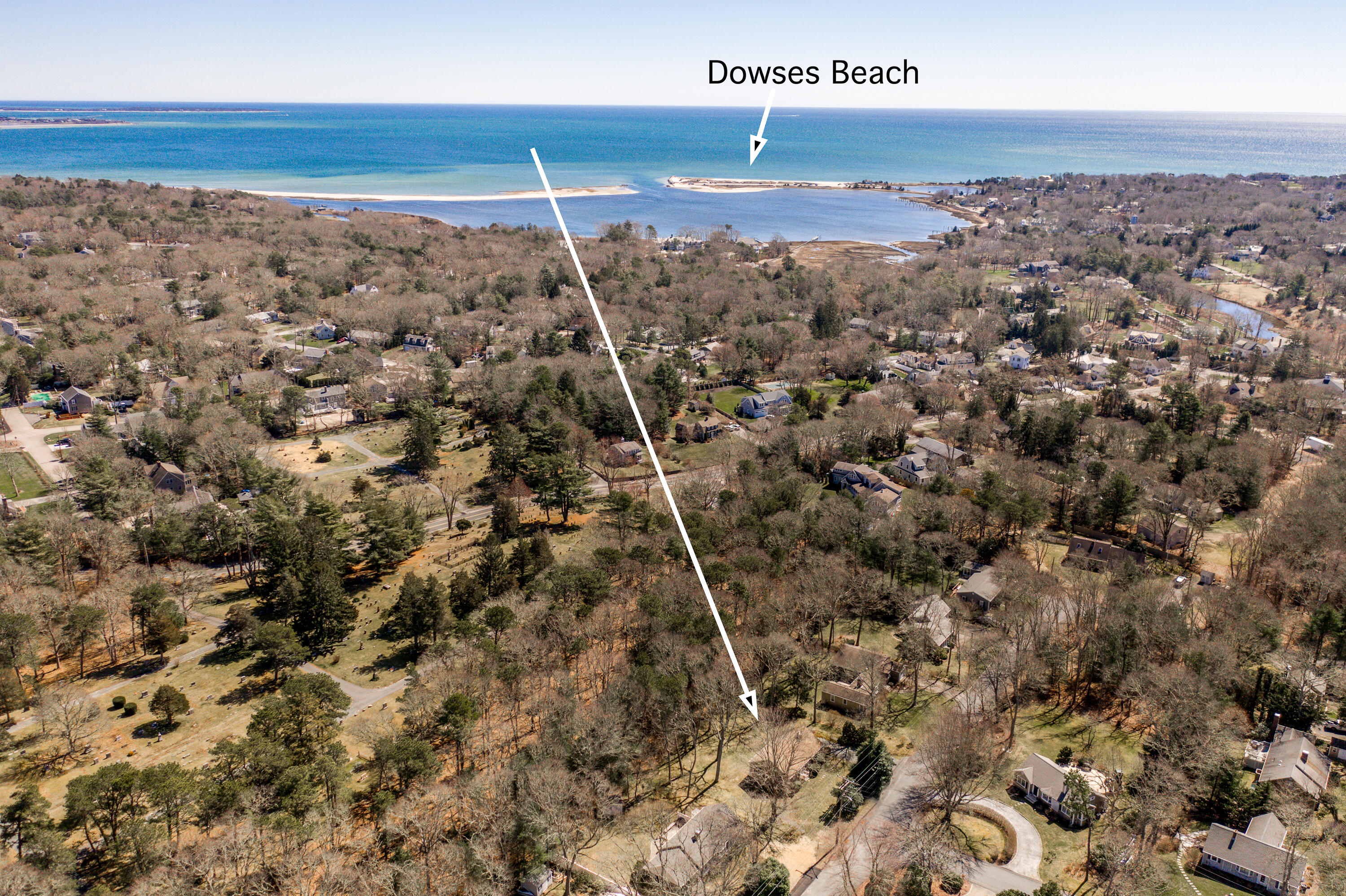 54 Hinckley Circle Osterville, MA 02655 - Photo 30 of 30 a view of a dry yard with wooden floor and city view