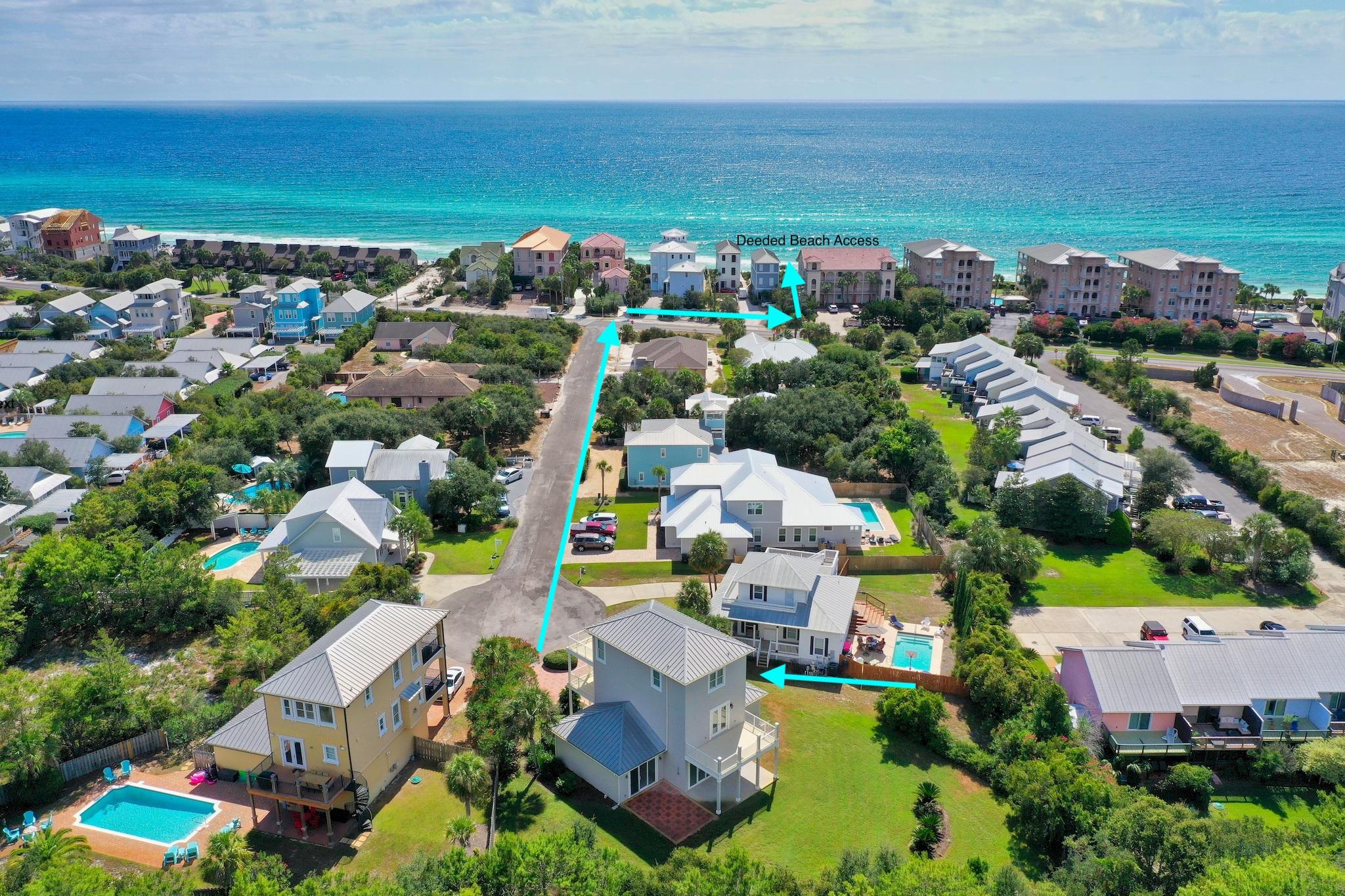 103 Pelican Glide Lane Inlet Beach, FL 32461 - Photo 3 of 47 an aerial view of multiple house