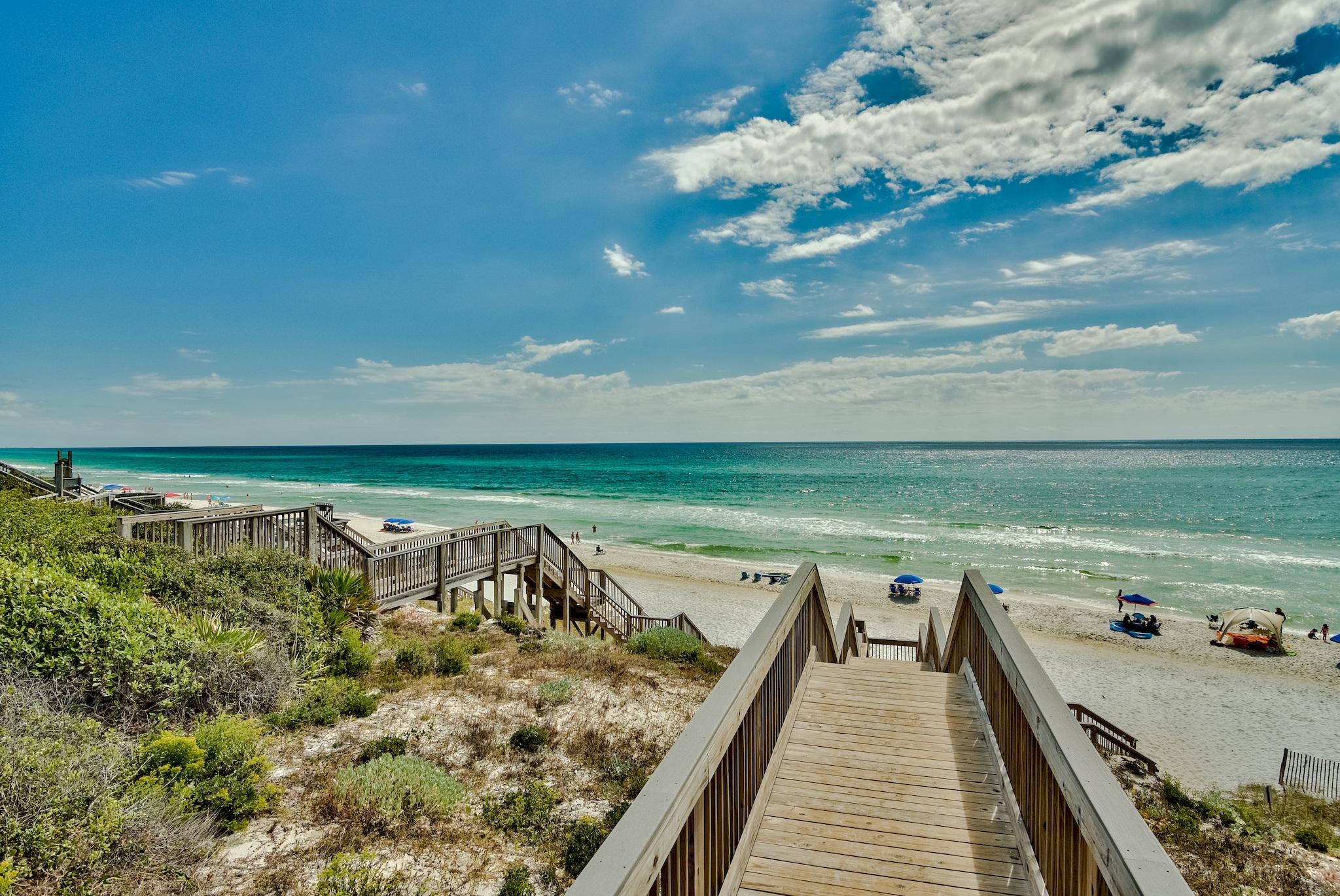 103 Pelican Glide Lane Inlet Beach, FL 32461 - Photo 46 of 47 a view of a balcony with an ocean