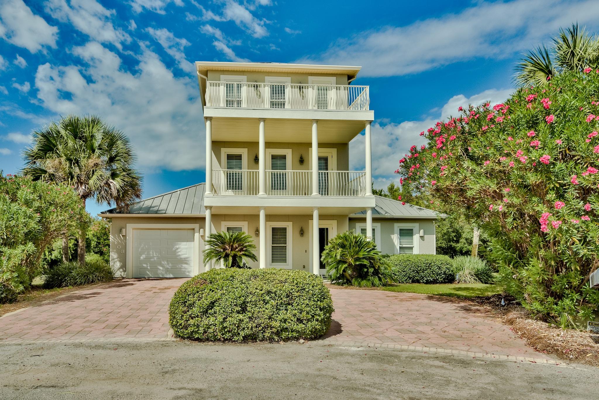 103 Pelican Glide Lane Inlet Beach, FL 32461 - Photo 7 of 47 front view of a house