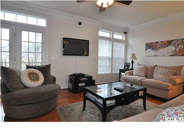 823 Rainier Road Charlottesville, VA 22903 - Photo 12 of 39 a living room with furniture and a flat screen tv