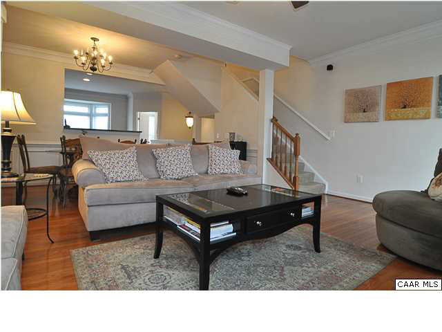 823 Rainier Road Charlottesville, VA 22903 - Photo 13 of 39 a living room with furniture and a chandelier