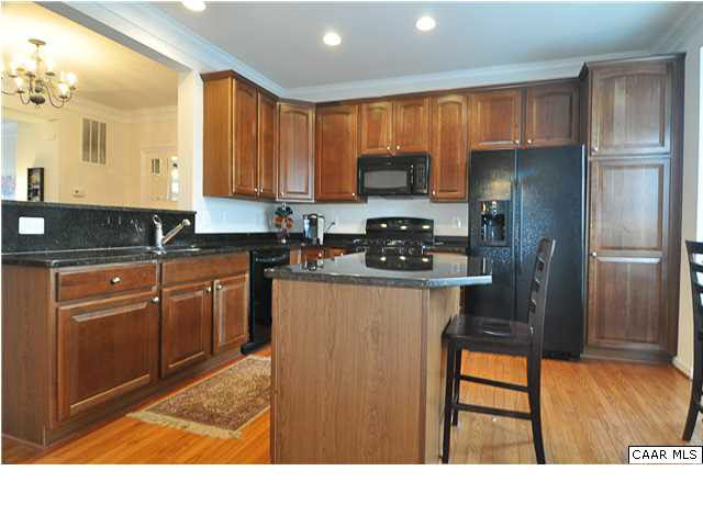 823 Rainier Road Charlottesville, VA 22903 - Photo 35 of 39 a kitchen with stainless steel appliances granite countertop a refrigerator a stove top oven and a sink
