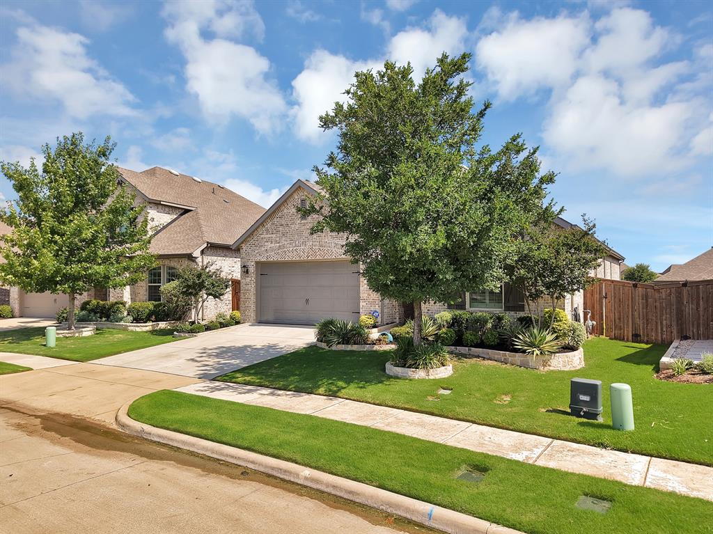 1709 Shetland Road Aubrey, TX 76227 - Photo 29 of 35 a view of a house with a yard and tree s