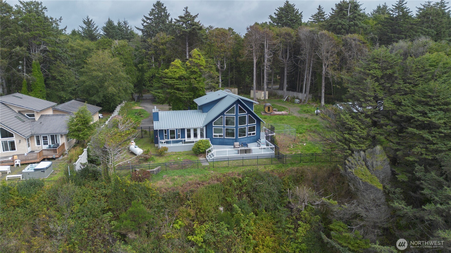 4631 Highway 109 Moclips, WA 98562 - Photo 33 of 35 a house view with a garden space