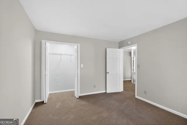 a view of an empty room