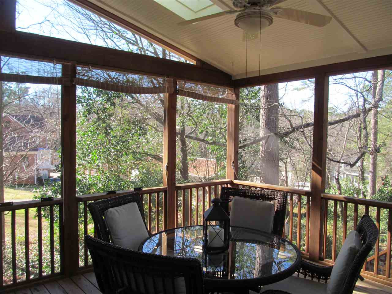 2506 Mayview Road Raleigh, NC 27607 - Photo 24 of 29 The screened porch is just off the living room. Screened porch