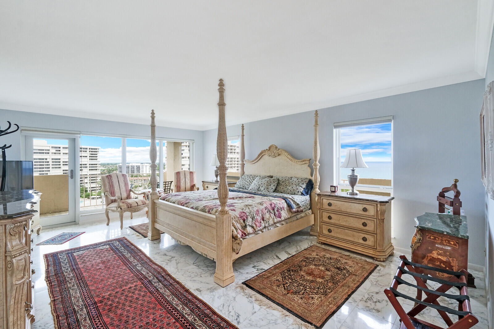 4001 North Ocean Boulevard, Unit B1201 Boca Raton, FL 33431 - Photo 23 of 42 a bed room with a bed and a window