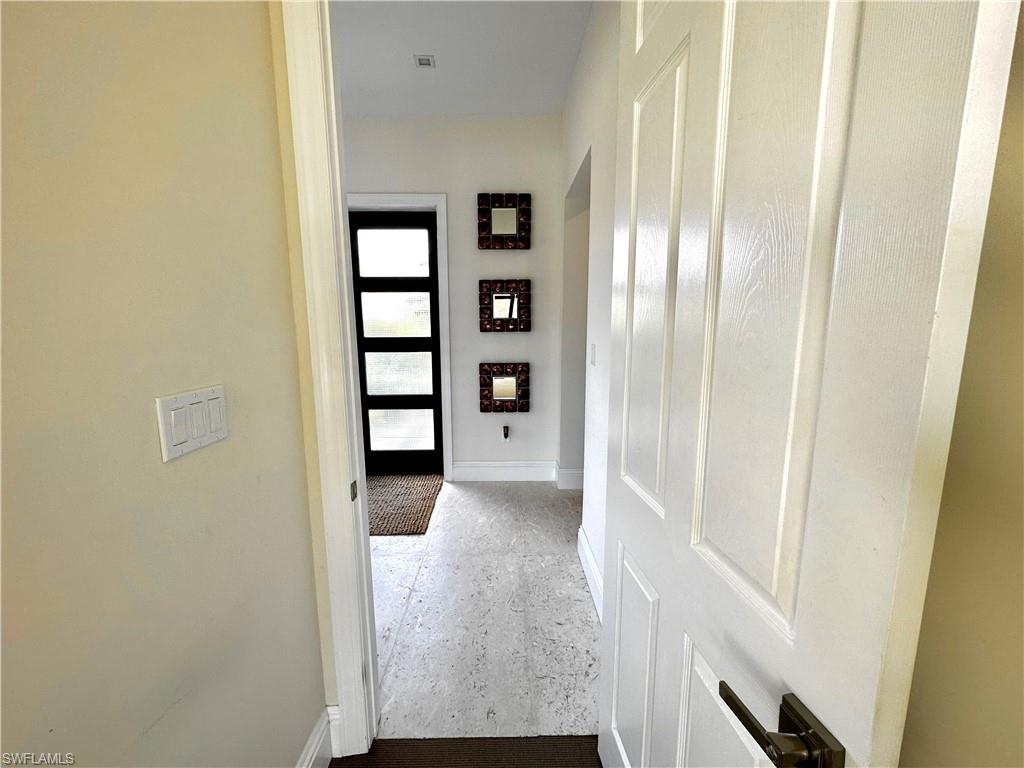 1391 Oakes Boulevard Naples, FL 34119 - Photo 19 of 43 View from bedroom #4 at the main door