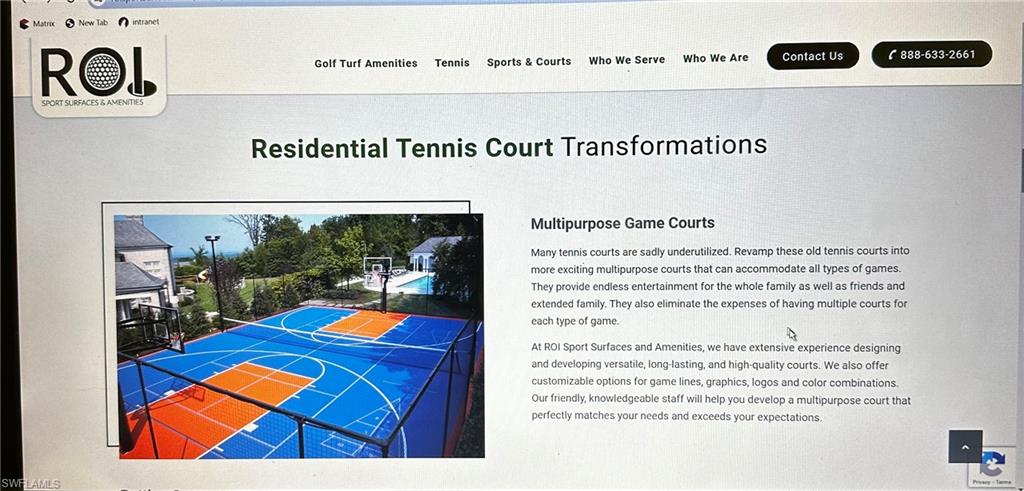 1391 Oakes Boulevard Naples, FL 34119 - Photo 42 of 43 Don't play tennis? Here is how you can transform your tennis court