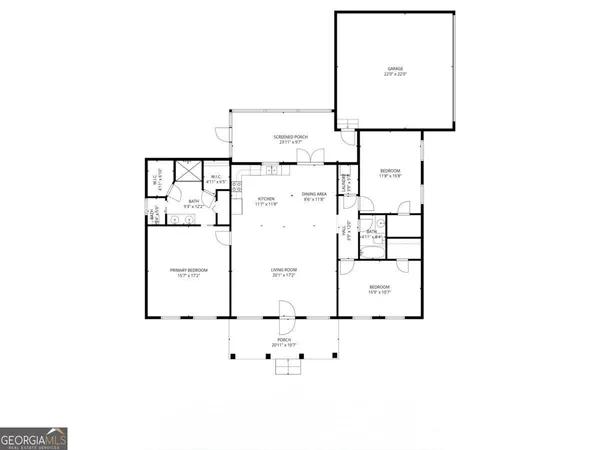a picture of floor plan