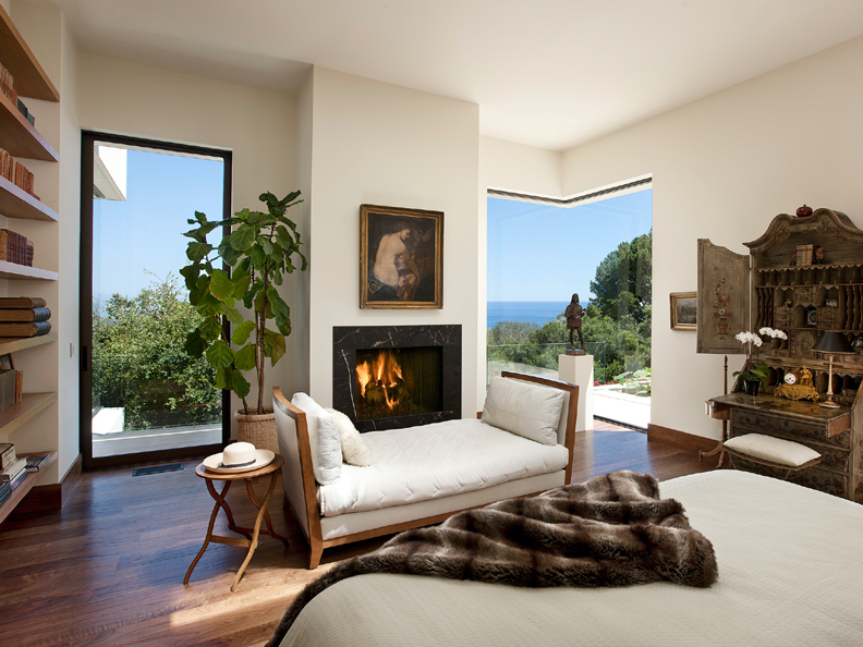 356 Woodley Road Montecito, CA 93108 - Photo 11 of 17 a living room with furniture and a fireplace