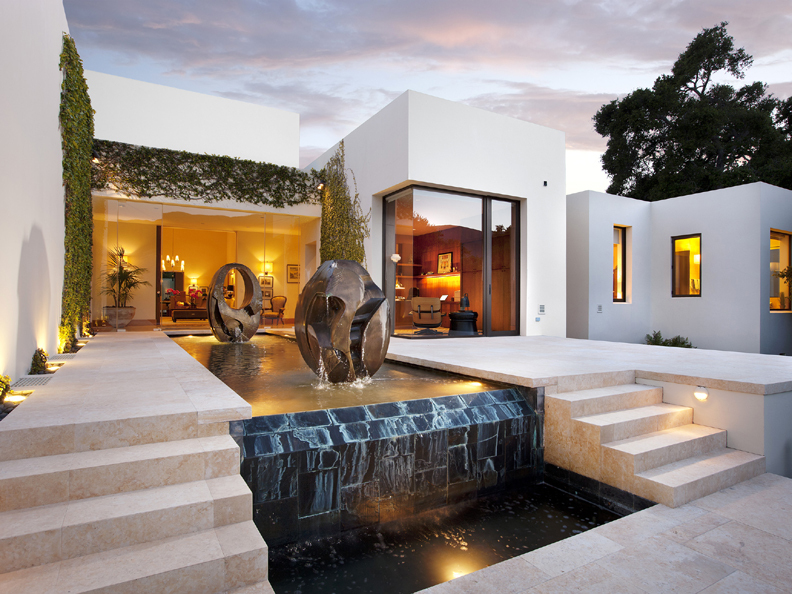 356 Woodley Road Montecito, CA 93108 - Photo 13 of 17 a view of a swimming pool with an outdoor seating