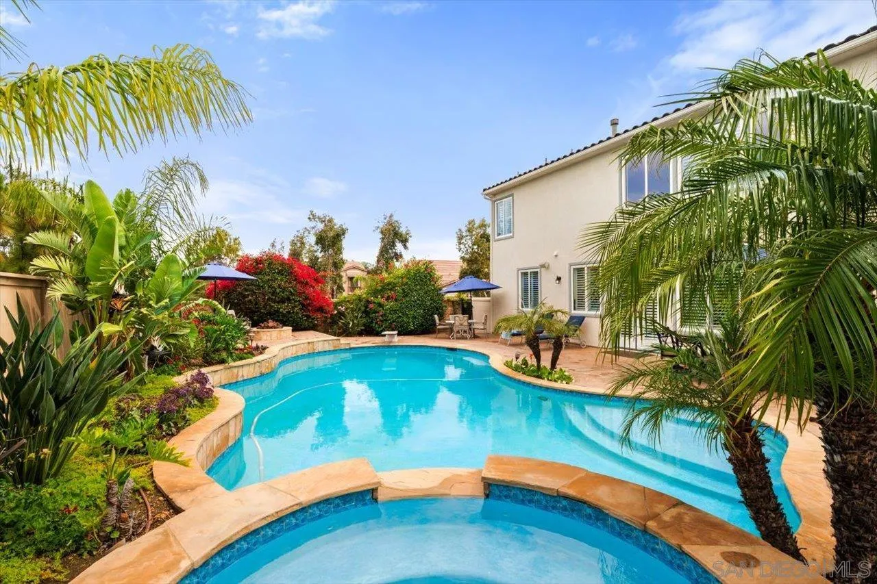 565 Hidden Trails Road Escondido, CA 92027 - Photo 2 of 52 a view of a swimming pool with a yard