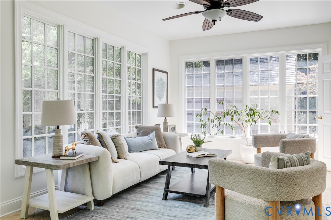 509 Wadeward Road Henrico, VA 23229 - Photo 13 of 59 a living room with furniture and a large window
