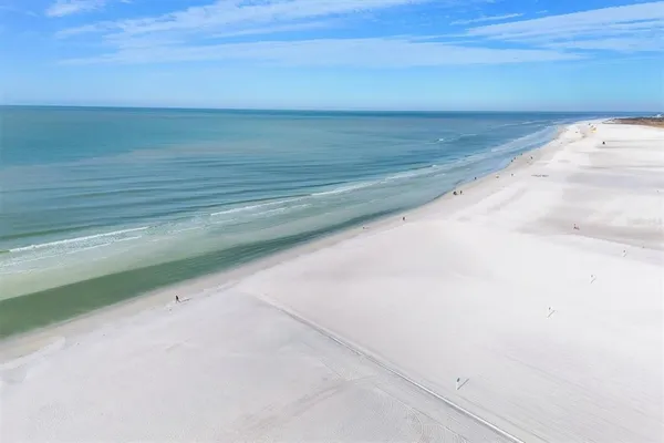a view of an ocean beach