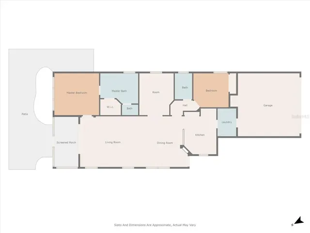 a picture of a floor plan