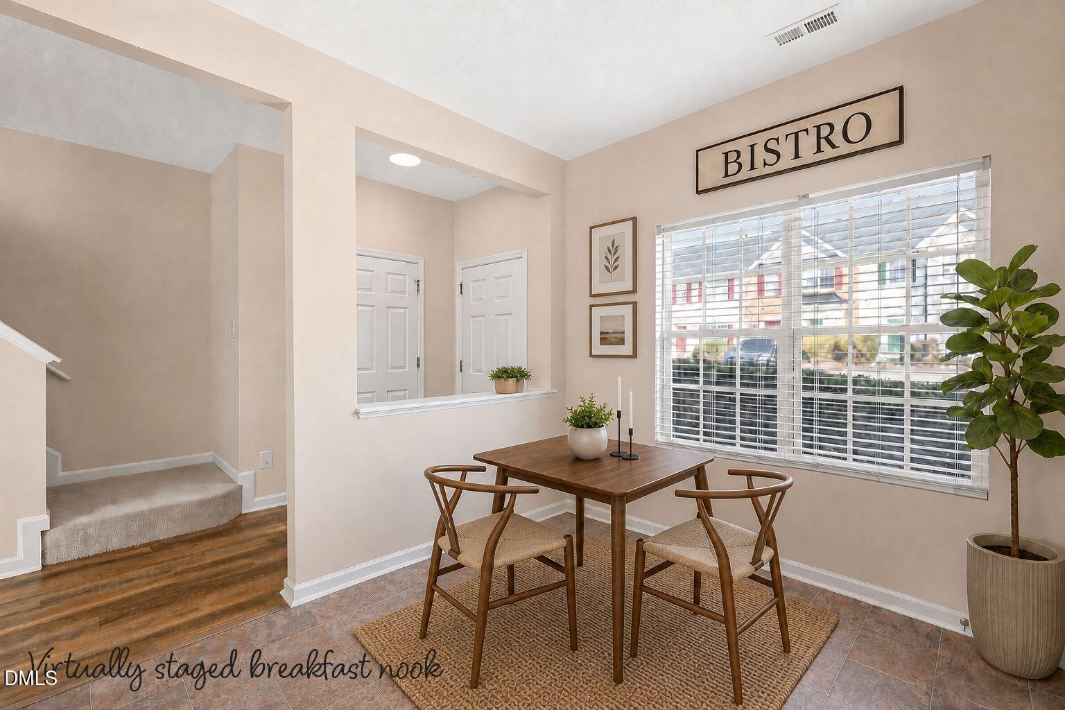 101 Graystar Road Apex, NC 27502 - Photo 9 of 37 Breakfast Nook virtually staged
