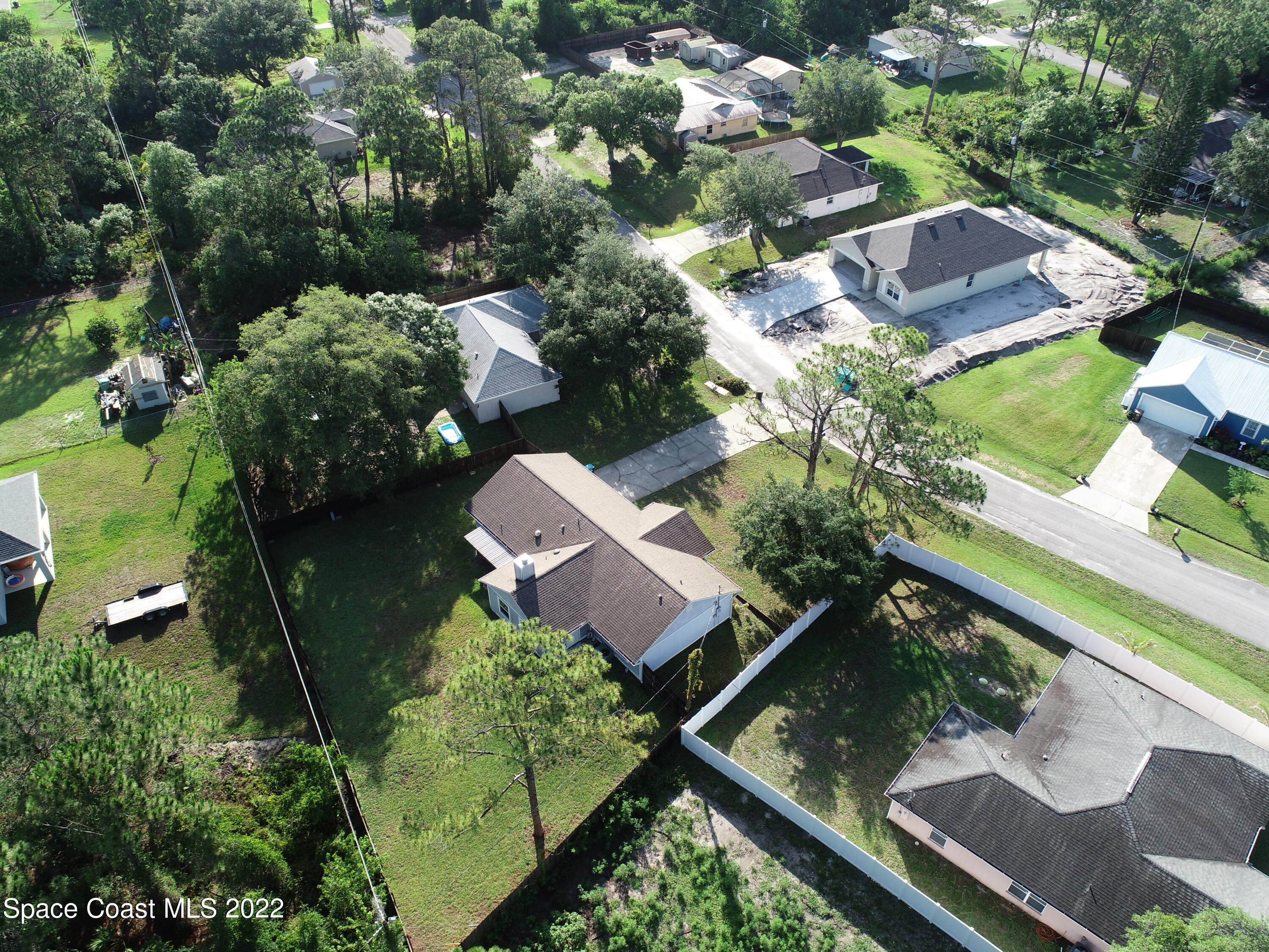 1309 Rascal Street Southeast Palm Bay, FL 32909 - Photo 16 of 17 an aerial view of a house